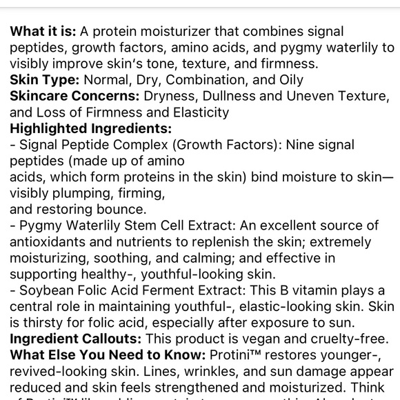 Pick 8/$50 Drunk Elephant Protini Polypeptide Moisturizer 🆕deluxe sa… - Picture 5 of 8